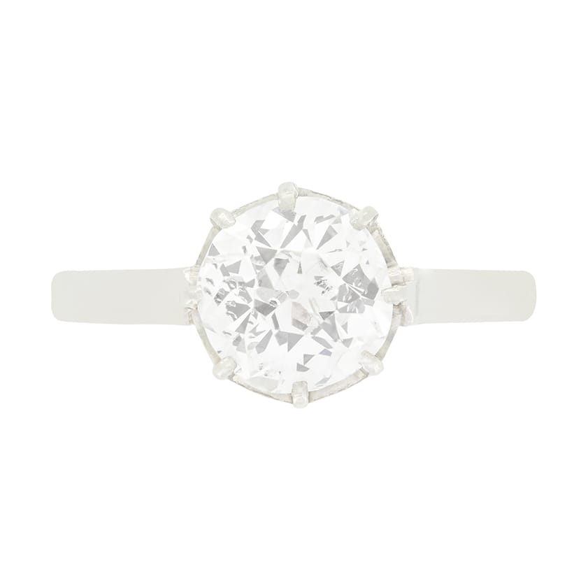 Art Deco 1.75ct Diamond Solitaire Ring, c.1920s