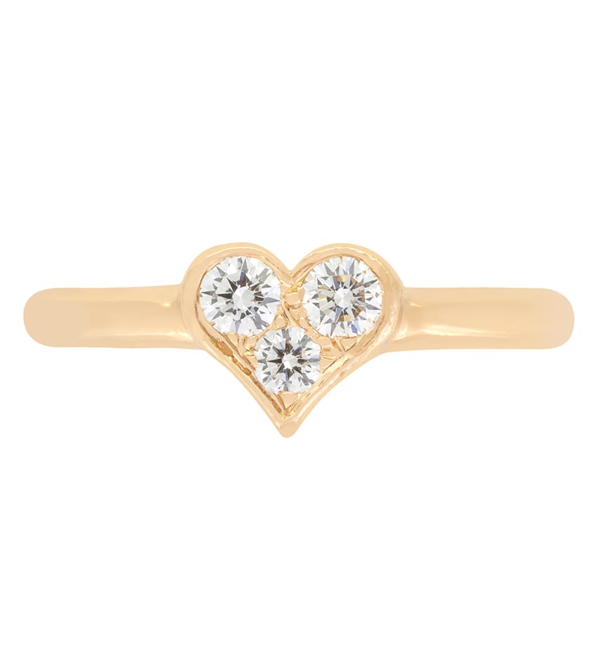 Tiffany & Co. 0.17ct Diamond Sentimental Heart Ring