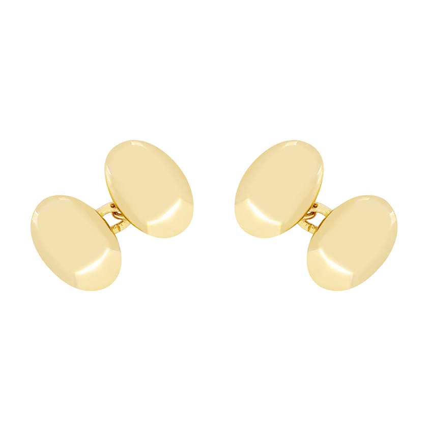 Victorian 15ct Gold Cufflinks, hallmarked 1896