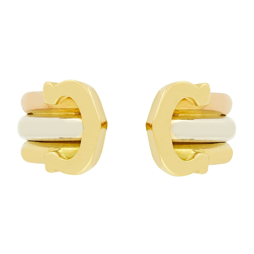 Cartier 18ct Gold C de Cartier ring, hallmarked 1997