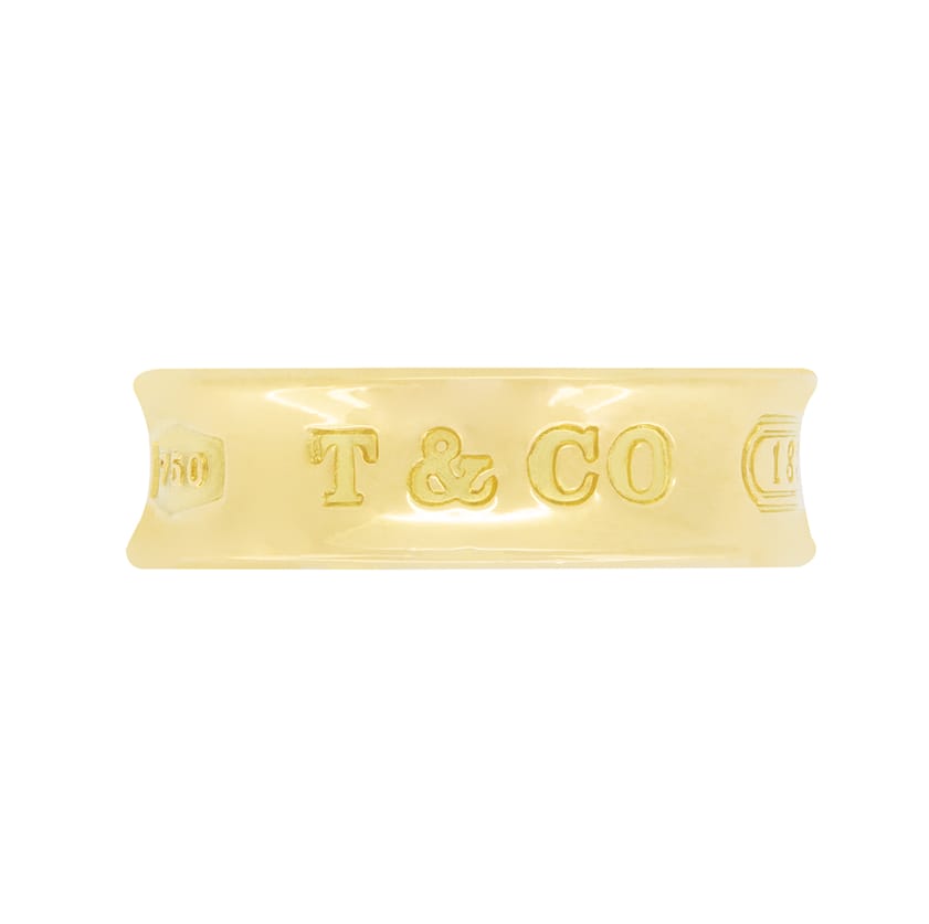 Tiffany & Co. 'T & Co. 1837' Band Ring, c.1997