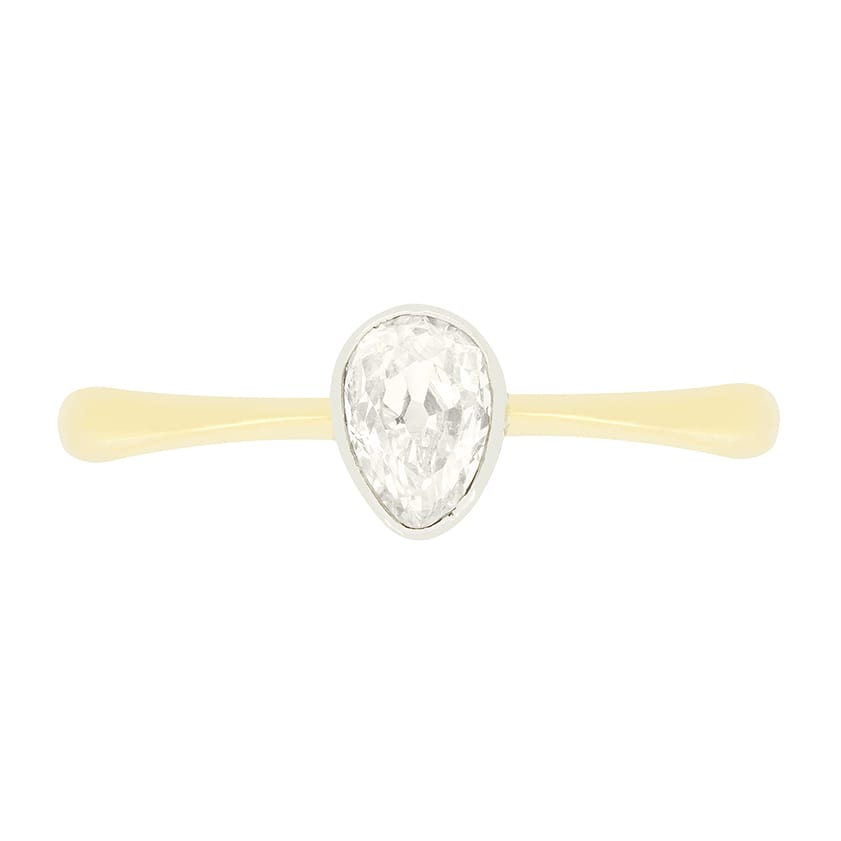 Edwardian 0.40ct Diamond Solitaire Ring, c.1910s