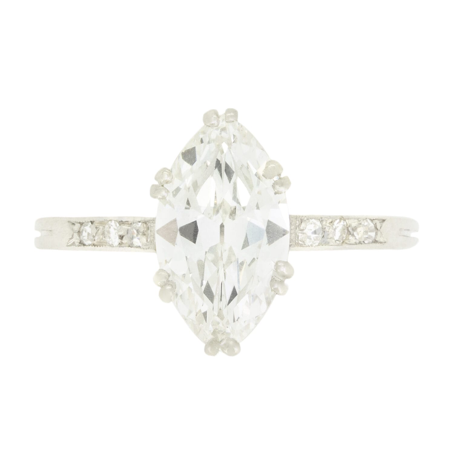 Art Deco 1.64ct Diamond Solitaire Ring, c.1920s