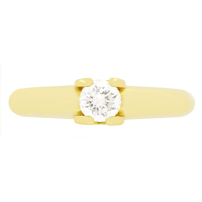 Cartier 0.50ct Diamond 'C de Cartier' Solitaire Ring