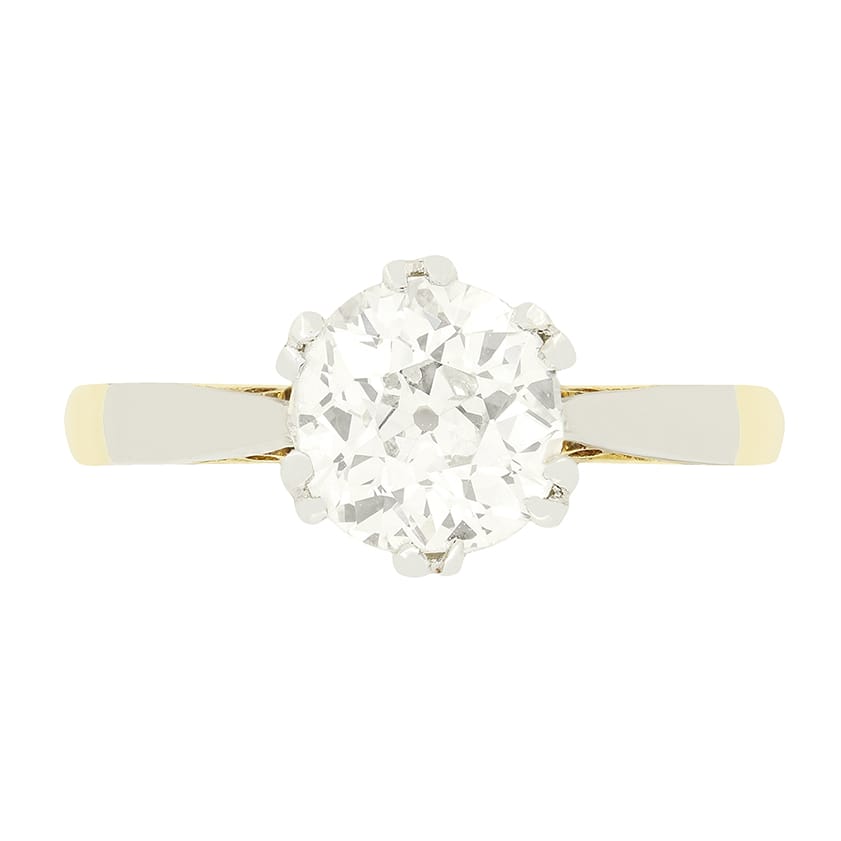 Edwardian 1.25ct Diamond Solitaire Ring, c.1910s