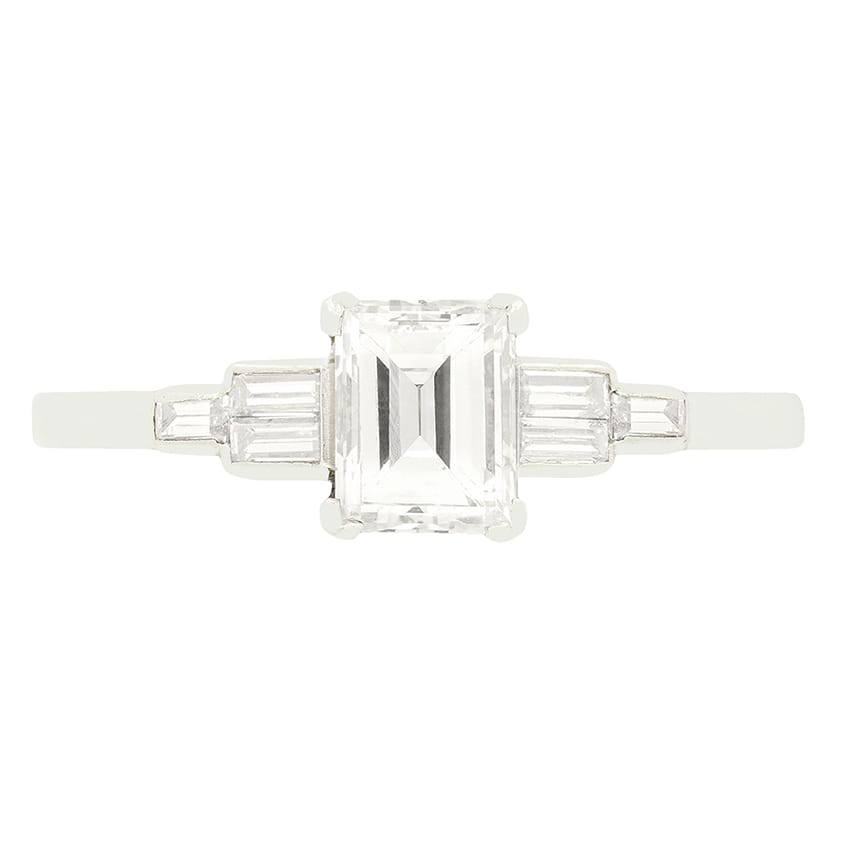 Art Deco 0.60ct Diamond Solitaire Ring, c.1920s