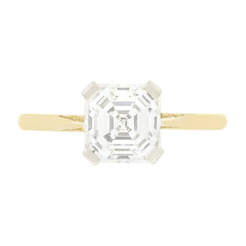 Antique 2.01ct Diamond Solitaire Ring, hallmarked 1915