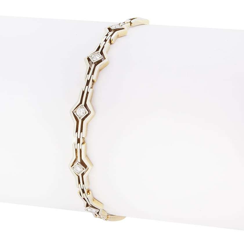 Vintage 0.25ct Diamond Bracelet, c.1950s