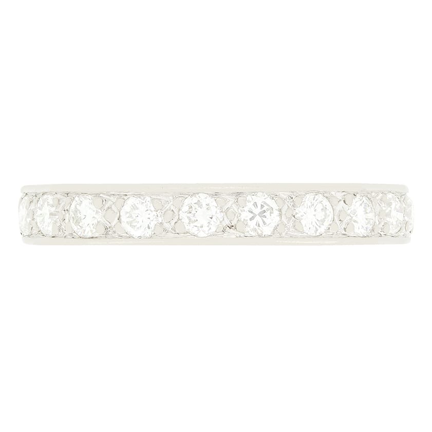 Vintage 1.20ct Diamond Full Eternity Band, c.1960s