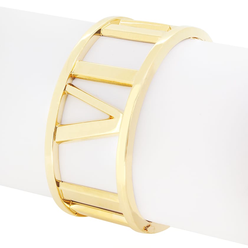 Tiffany & Co. 18ct Gold Atlas Bangle, c.2003