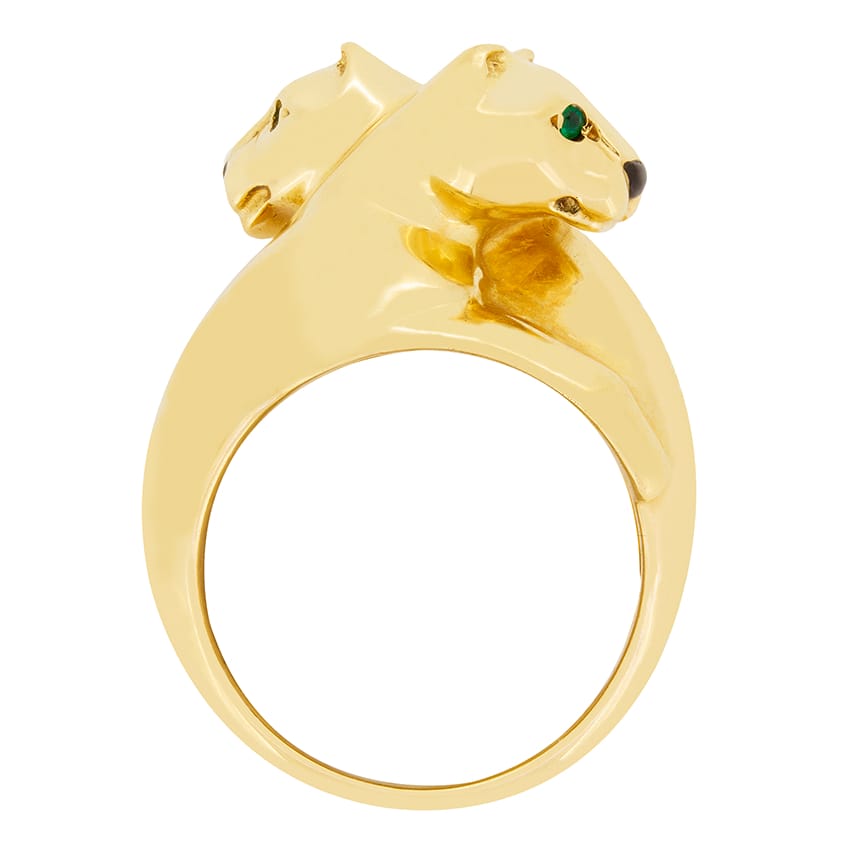 Vintage Panthere De Cartier Ring, c.1980s