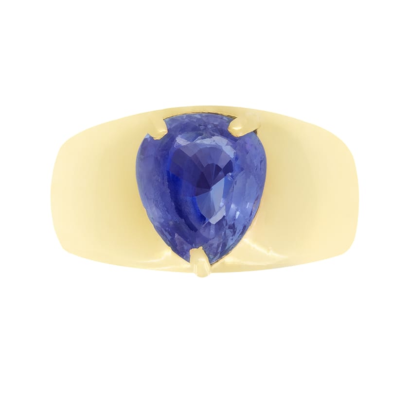 Vintage 2.65ct Sapphire Ring, c.1970s