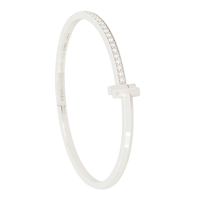 Tiffany & Co. 1.00ct Diamond 'Tiffany T1' Bangle