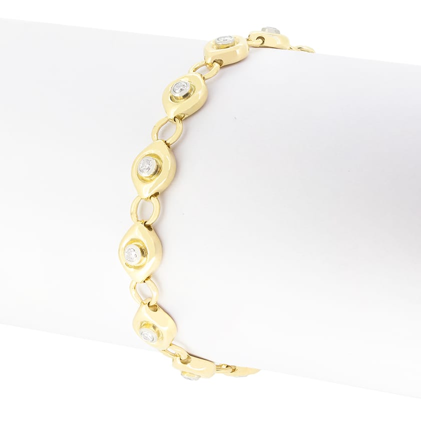 Vintage 1.20ct Diamond Bracelet, c.1950s