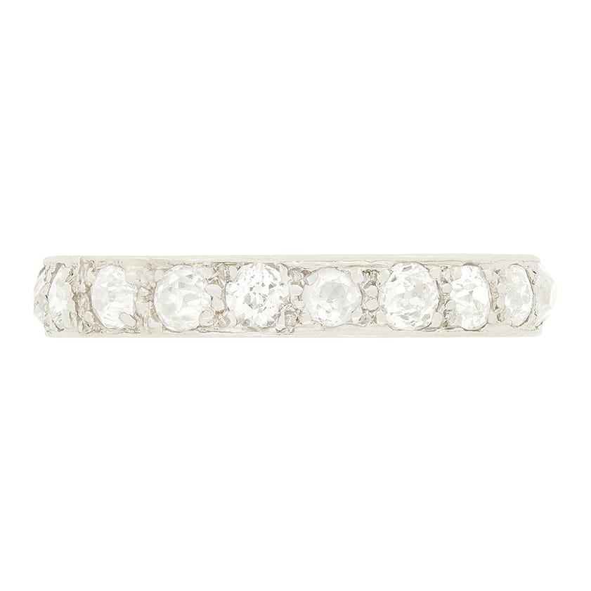 Art Deco 2.00ct Diamond Full Eternity Ring, c.1920s