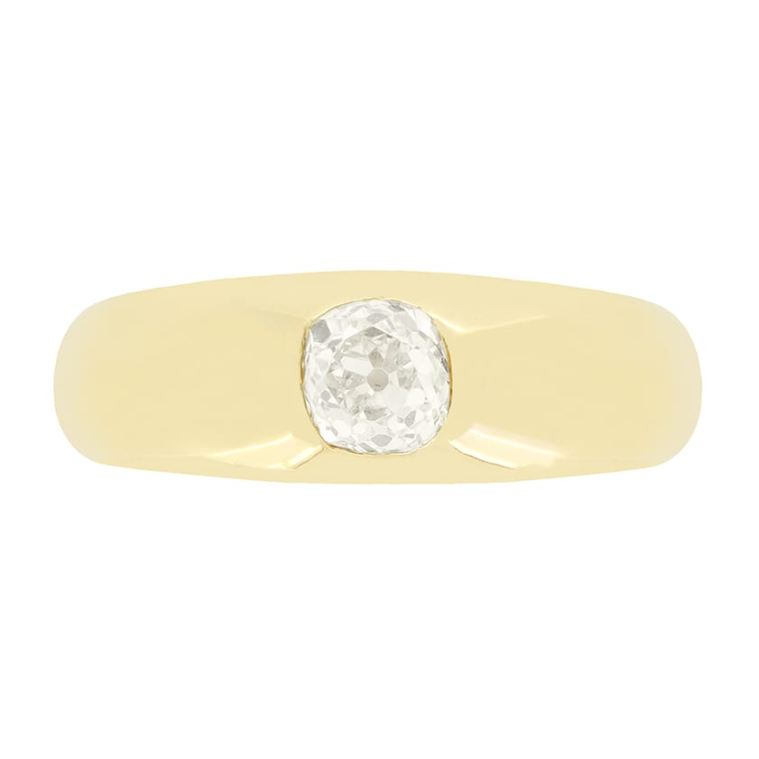 Antique 0.75ct Diamond Signet Ring, hallmarked 1911
