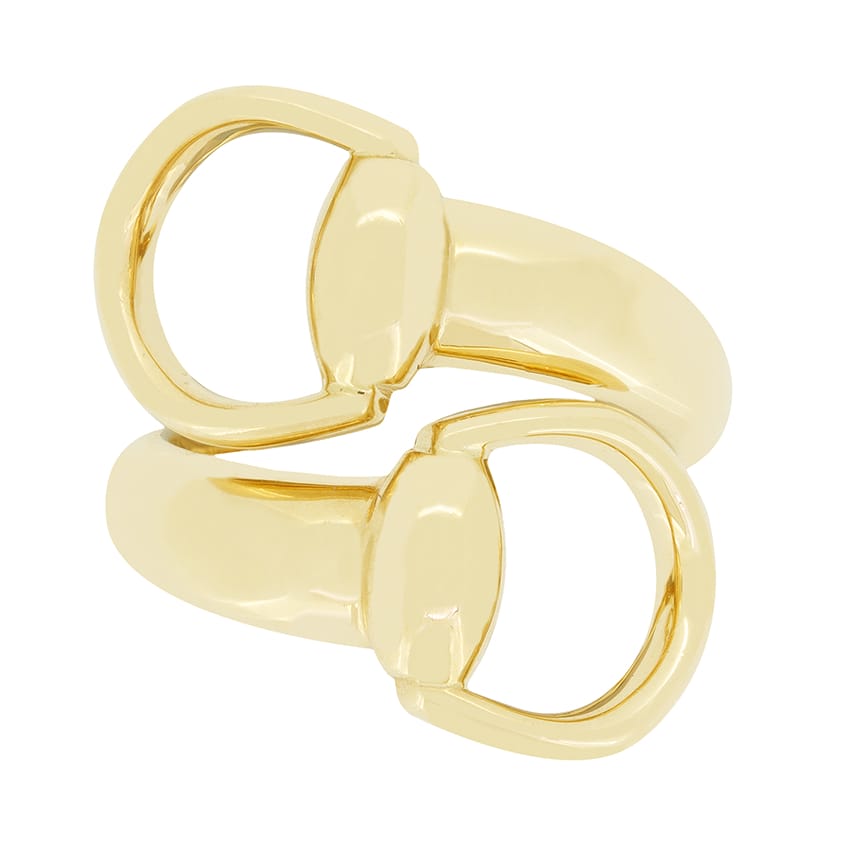 Gucci Horsebit Contrairie Ring